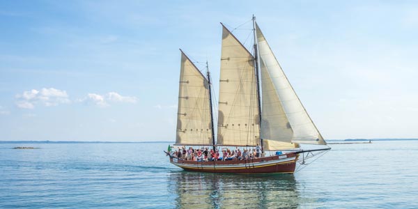 Un vieux gréement en Vendée à Saint-Gilles-Croix-de-Vie